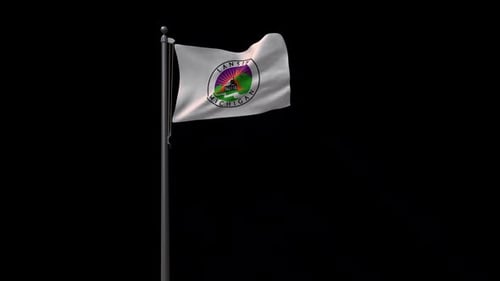 Lansing Flag With Alpha 2K