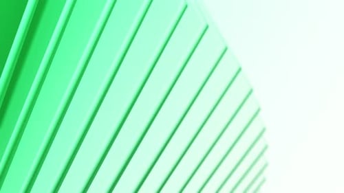 Abstract Green Geometric Rotating Lines Background Loop