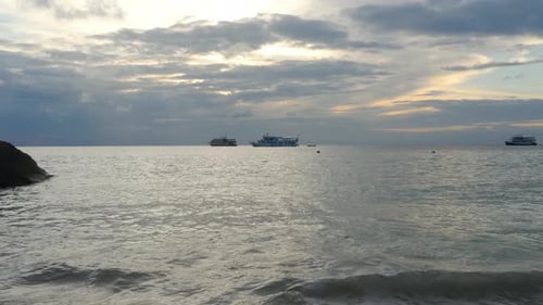 Morning Ocean Landscape