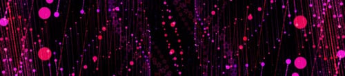 Violetter Widescreen-Hintergrund mit Sternen und Partikeln
