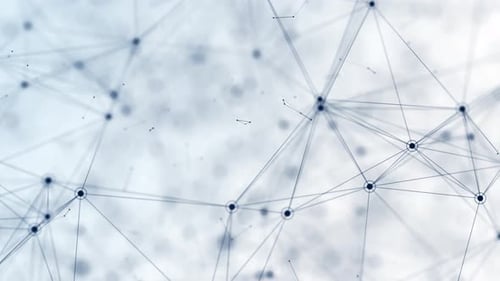 Arrière-plan réseau de la technologie 4K (bouclable)