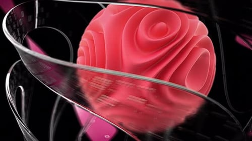 abstract animated elements video effect