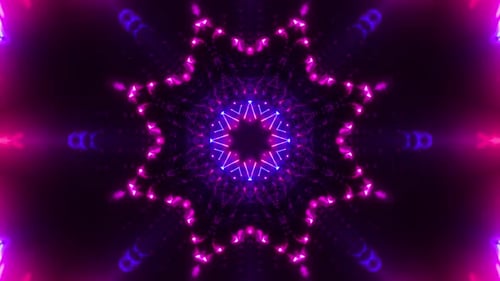 Red Blue Neon Motion Background Vj Loop