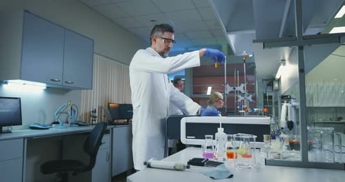 Scientists Conducting Medical Research in a Laboratory