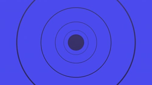 Abstract Concentric Circles Geometric Loop Background