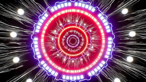 Abstract Organic Line Portal Loop 4K