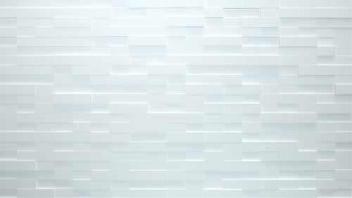 Abstract Geometric White Tile Wall Subtle Ripple Background Loop