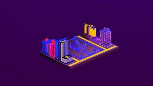 Castelo isométrico entre cidades