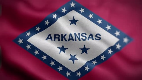 Waving Flag of Arkansas State