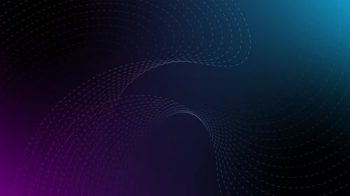 Modern Abstract Wavy Dotted Grid Background Loop