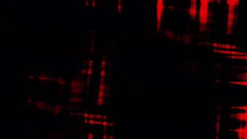 Red Abstract Grunge Lines Loop Background