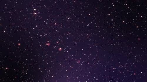 Leuchtende Sterne im Weltraum
