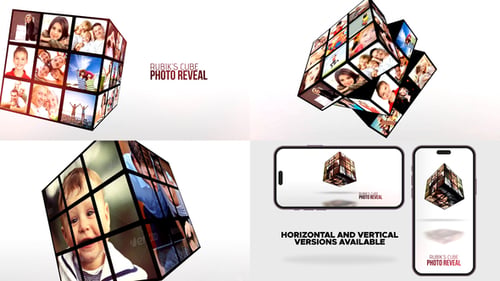 Revelación de fotos de cubo Rubik