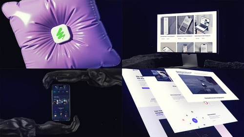 3D Website Logo Opener MOGRT