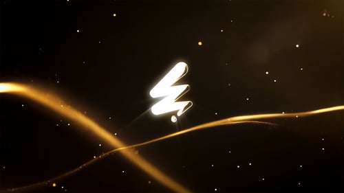 Elegant Cinematic Particles Logo Reveals MOGRT