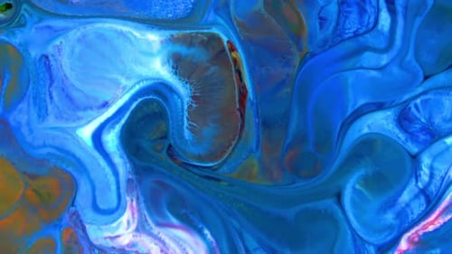 Abstrakte bunte flüssige Farbe Hintergrund Makro Textured 3