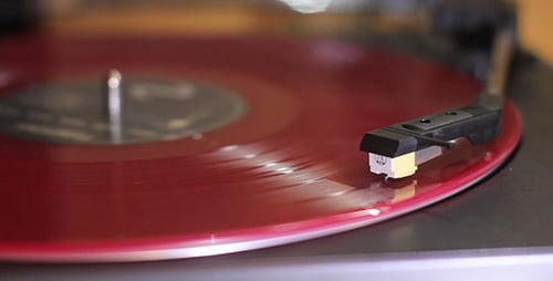 Vinyl Turntable Slider Shot
