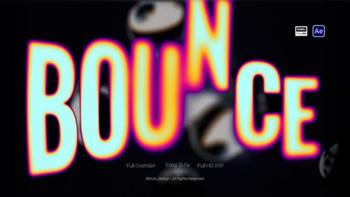 Blur Bounce Text Animations