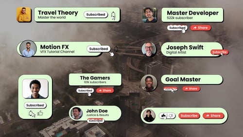 YouTube & Social Media Elements