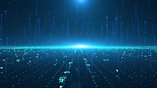 Contexte numérique de la technologie de flux d'informations Big Data