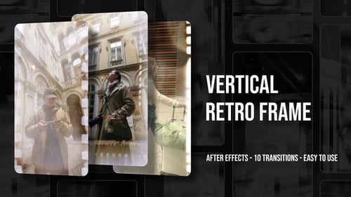 Vertical Retro Frame Transitions