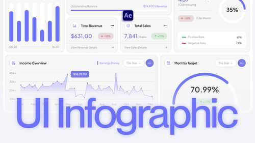 Infografía de interfaz de usuario