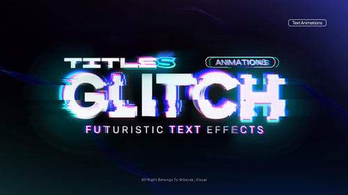 Glitch-Textanimationen
