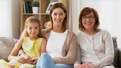 Portrait of Mother, Daughter and Grandmother