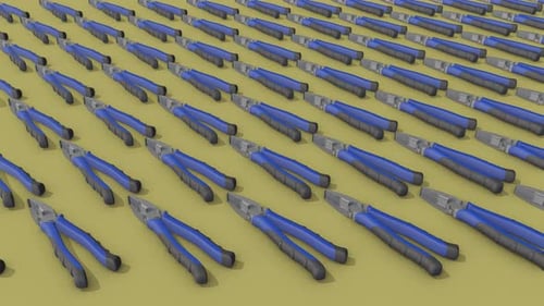 A Lot Of Plier In A Row 4k
