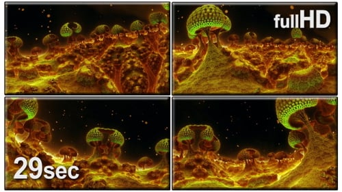 Infinite 3D Flight Through A Fantasy Planet