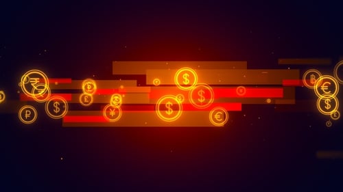 Digital Global Currency Background V3