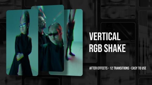 Vertical RGB Shake Transitions