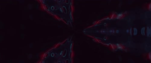 Abstract Glowing Fluid Lines Expanding Dark Background Animation