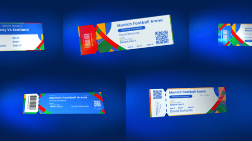 Dynamic Sports Event Ticket After Effect