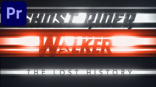 Cinematic Logo Title - Premiere Pro