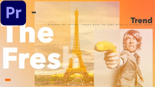 Dynamic Modern Opener with Bold Typography and Split Screen Layout