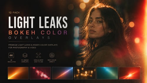 Superposiciones de color bokeh claro: Final Cut X y Apple Motion