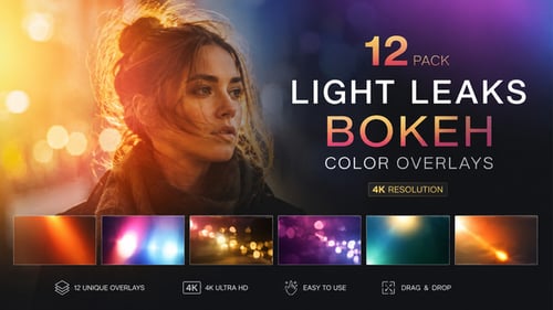 Sobreposições de cores de bokeh claro