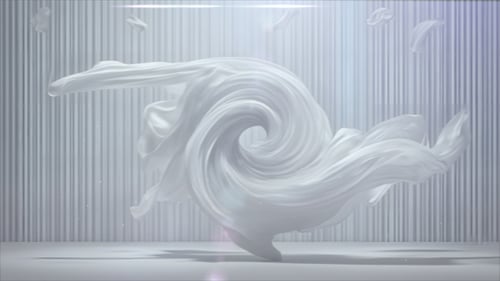Swriling Clothes Logo Reveal