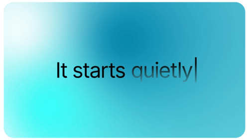 Gradient Typography
