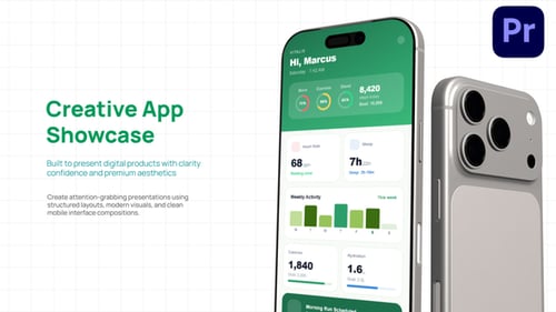 Mobile App Promo & 17 Pro Max Mockup Presentation MOGRT
