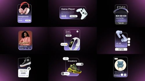 Liquid Glass Product UI Kit & Widgets