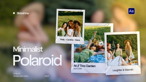 Minimalist Polaroid Slideshow