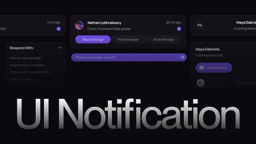 Modern UI Notification Pack