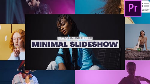 Minimal Slideshow | Premiere Pro MOGRT