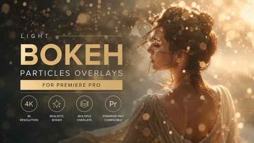 Light Bokeh Particles Overlays MOGRT
