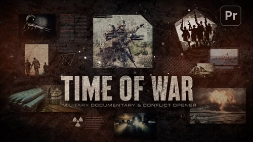 Time Of War - Military Documentary And Conflict Opener For Premiere Pro