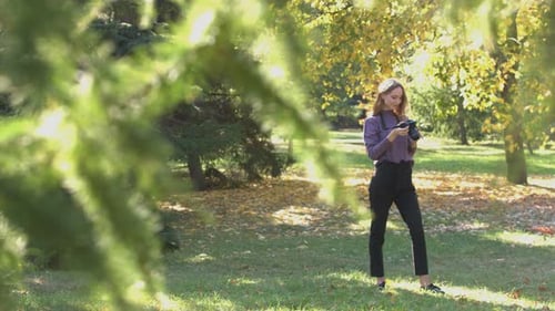 Mädchen im Park