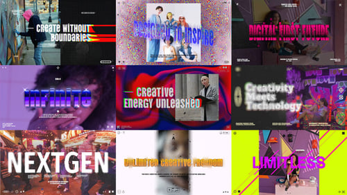Stylish Animated Posters Package