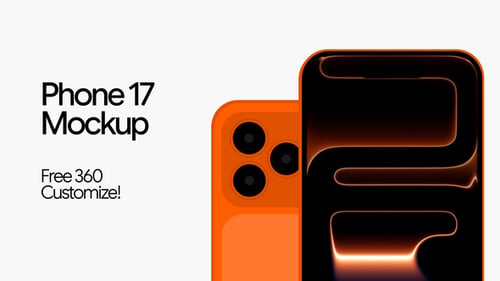 Phone 17 Mockup | Modern Smartphone Showcase